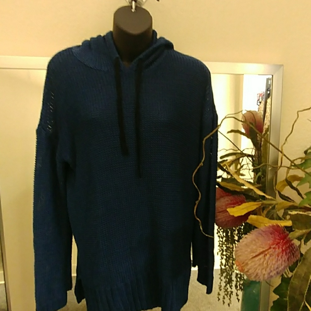 RD Style Hooded Knitted Sweater